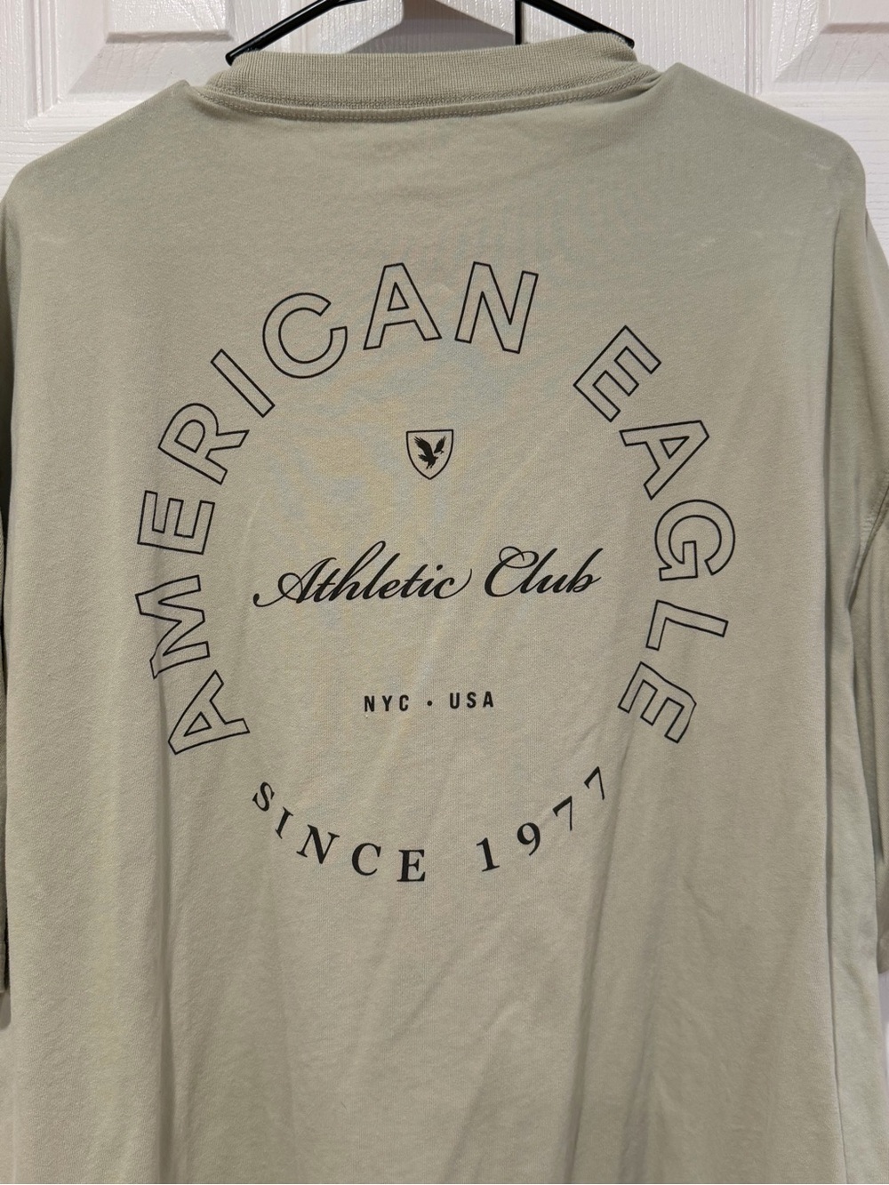 American Eagle Outfitters Sage Green Short-Sleeve Tee - Picture 6 of 6
